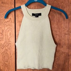 FOREVER 21 JAPAN MINT SLEEVELESS SWEATER Crop Top!
